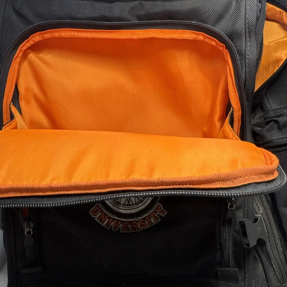 Harley-Davidson University Rolling Backpack w/ Wheels Retractable Handle Luggage